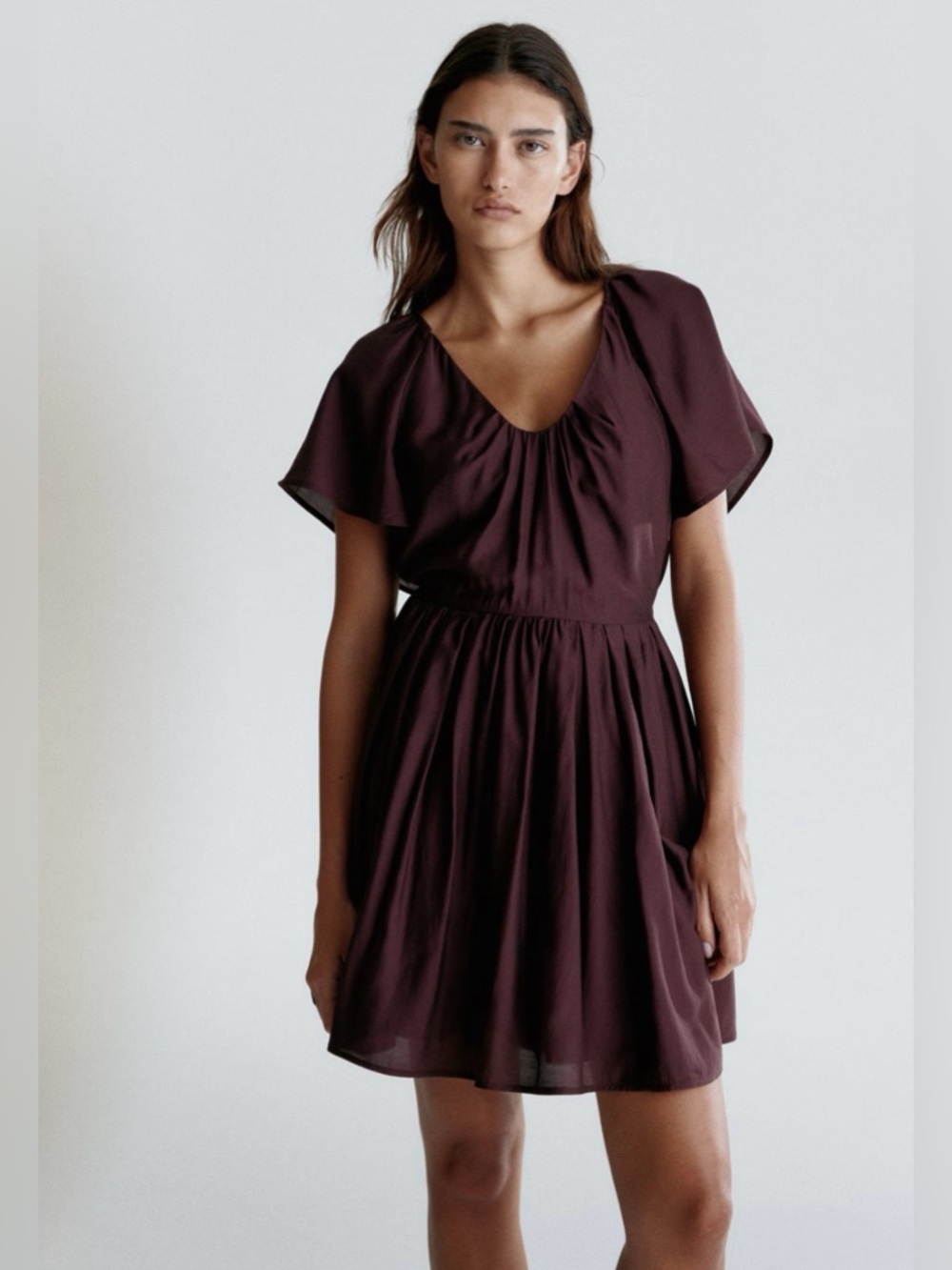 Women’s Flutter Sleeve Dress